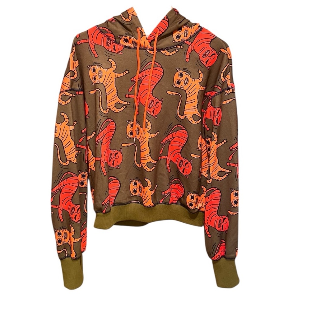 Men’s Maximalism 'Elfsack' M/L Streetwear Hoodie Indiesleeze Uglychic